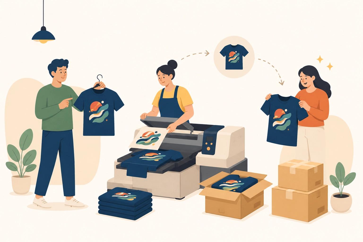Cuan Merchandise Fanbase: Keunggulan Sablon Kaos DTF