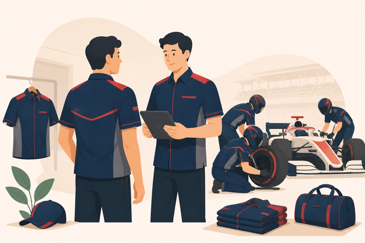 Euforia F1 2026: Standar Kemeja Pit Crew Tim Balap Lokal