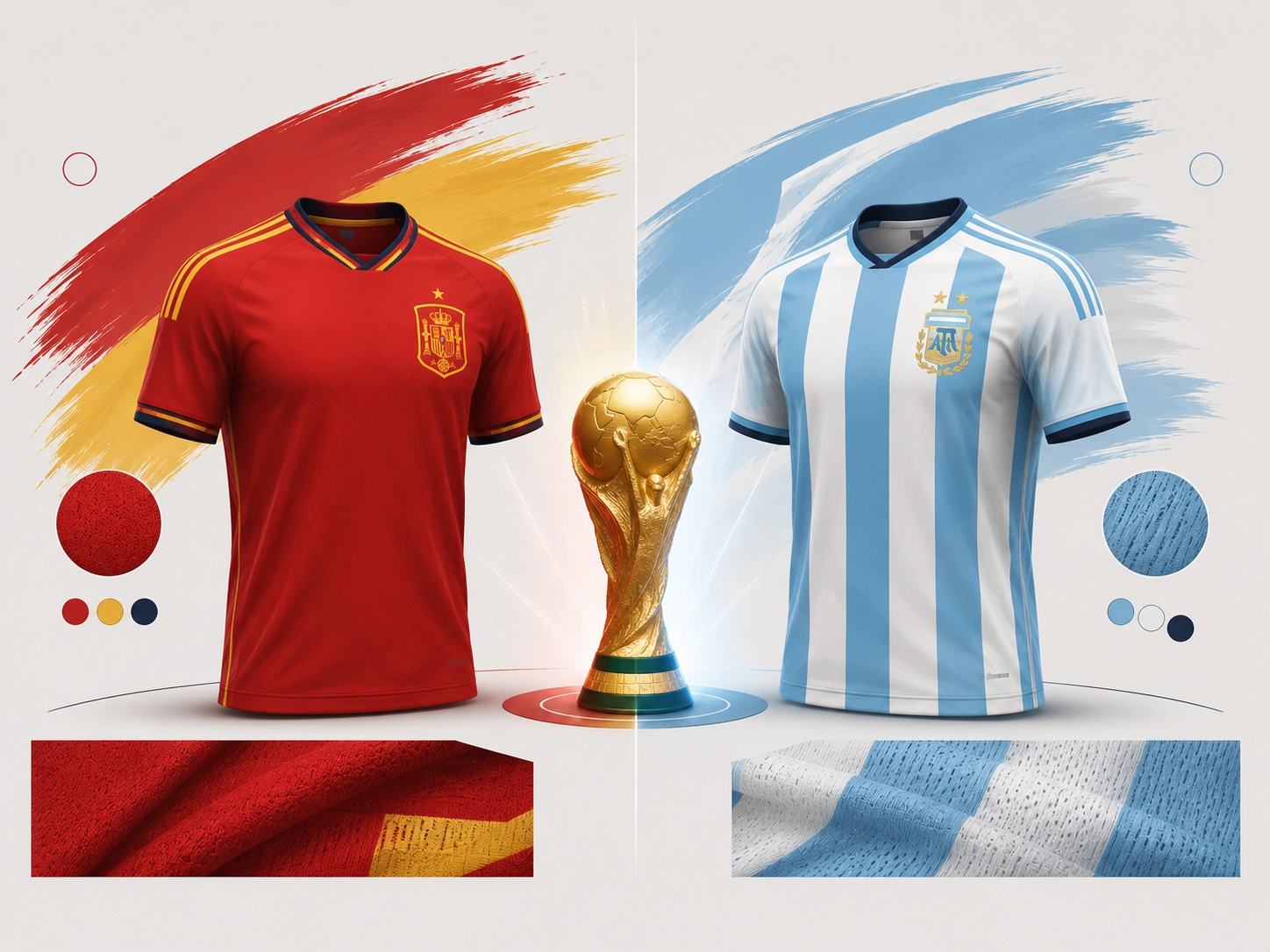 Final 2026 Spanyol vs Argentina: Adu Jersey & Identitas