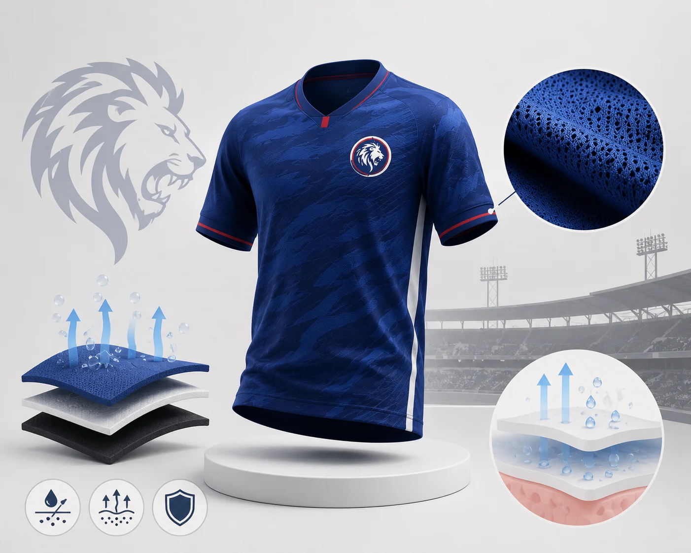 Jersey Anti-Gerah: Standar Drifit Premium Arema FC