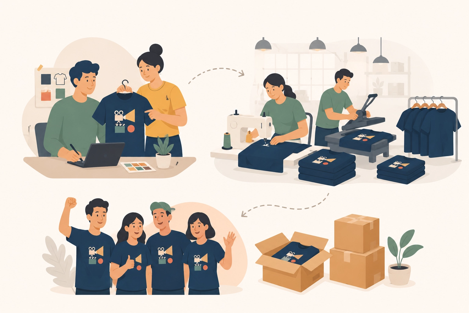 Kaos Event & Film: Mengapa Pilih Pabrik Garmen In-House?