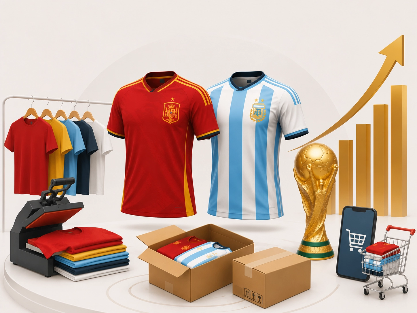 Peluang Cuan Bisnis Jersey dan Kaos Nobar Piala Dunia 2026