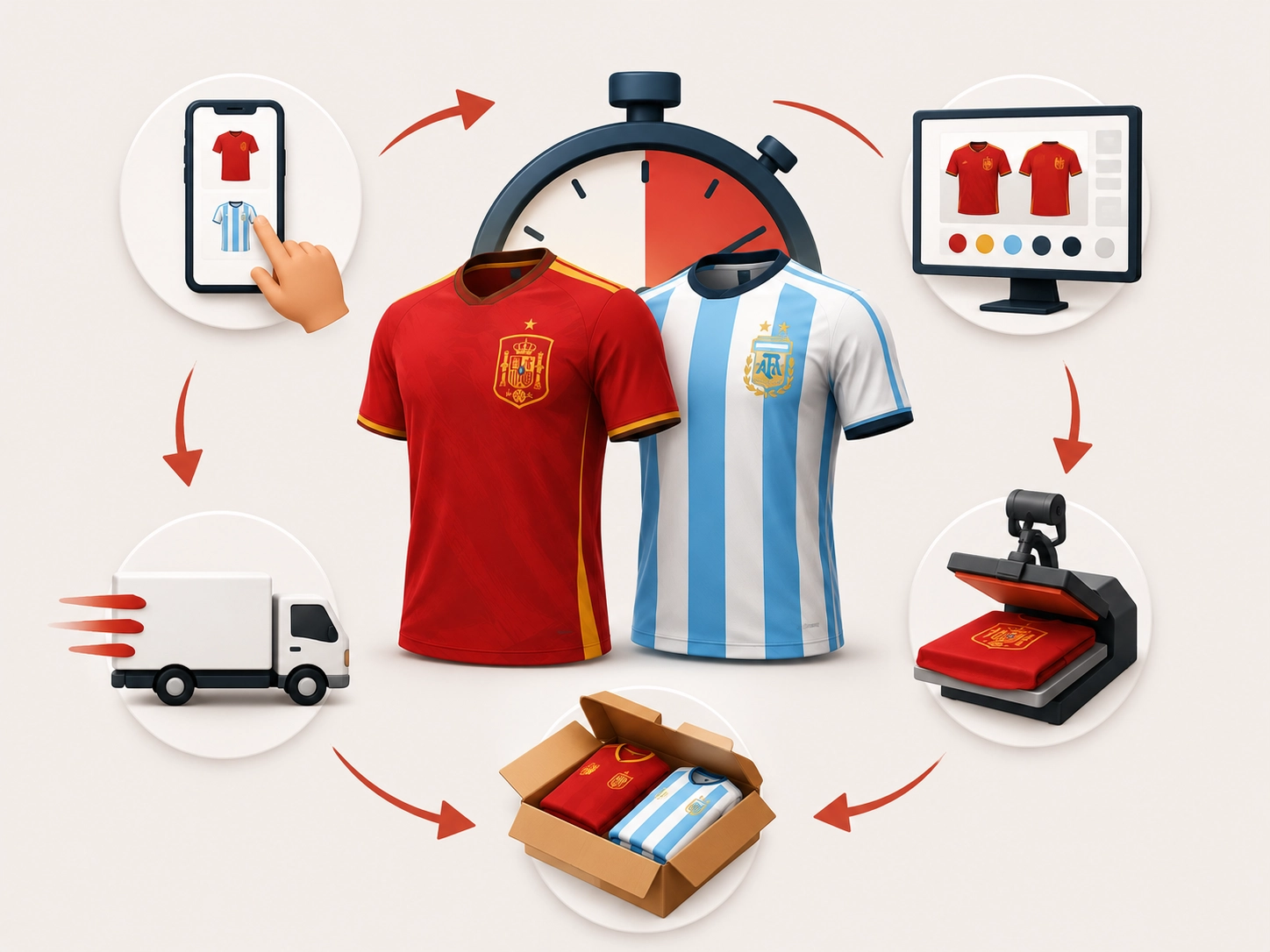 Order Spain vs Argentina Watch Party Tees in 24 Hours
