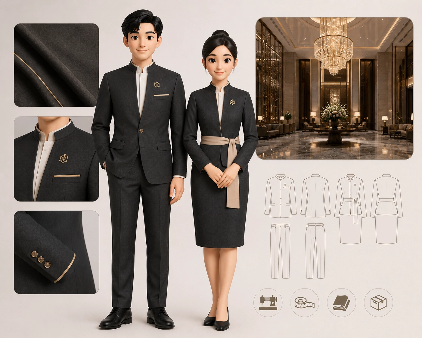 Seragam Mewah ala St. Regis: Solusi Makloon Hotel Abendio