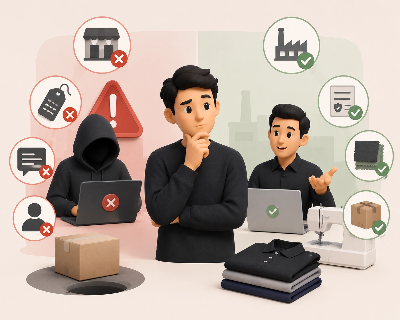 Beware of Online Convection Scams: Fake B2B Vendor Signs